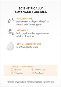 Olay Luminous Niacinamide + Vitamin C SPF 30 Brightening Moisturiser, 50 g