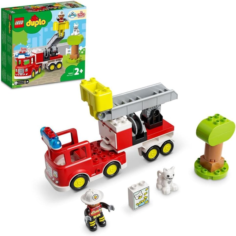 LEGO® DUPLO® Rescue Fire Engine 10969 Building Toy (21 Pieces)