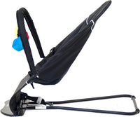 VeeBee Baby Minder Bouncer with Toy Bar, Brilliant Black