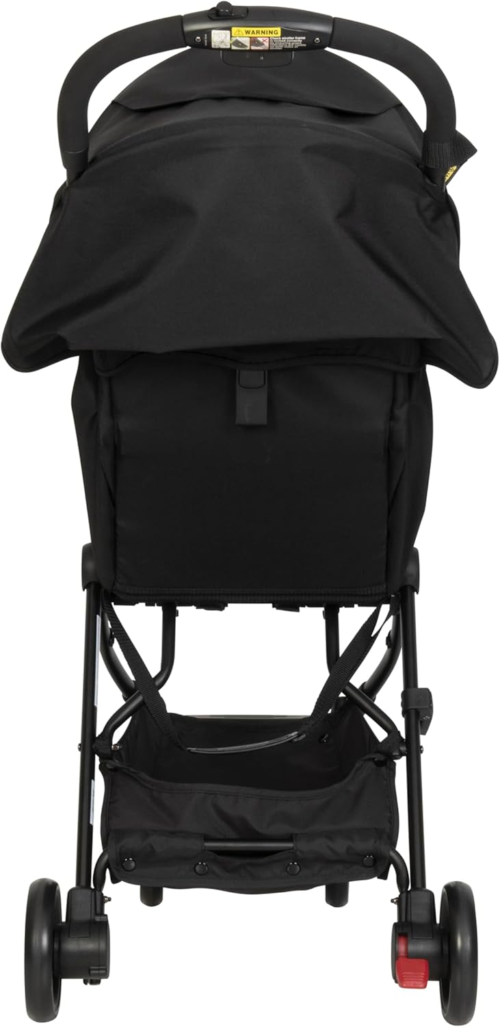 Safe-n-Sound Weekender Stroller, Compact, Lightweight Self Standing Fold with Adjustable Built in Carry Strap, 6kg Basket Capacity, Black (37015)