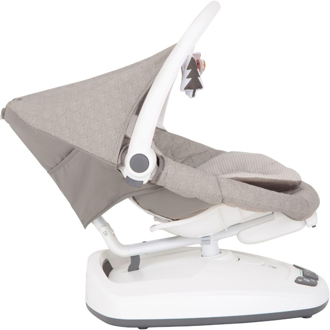 Graco Move with Me Soother with 5 swaying speeds, music, 2 recline positions, 2 vibration settings and folds up for storage. Suitable from birth to approx. 6 months (0-9kgs), Little Adventures