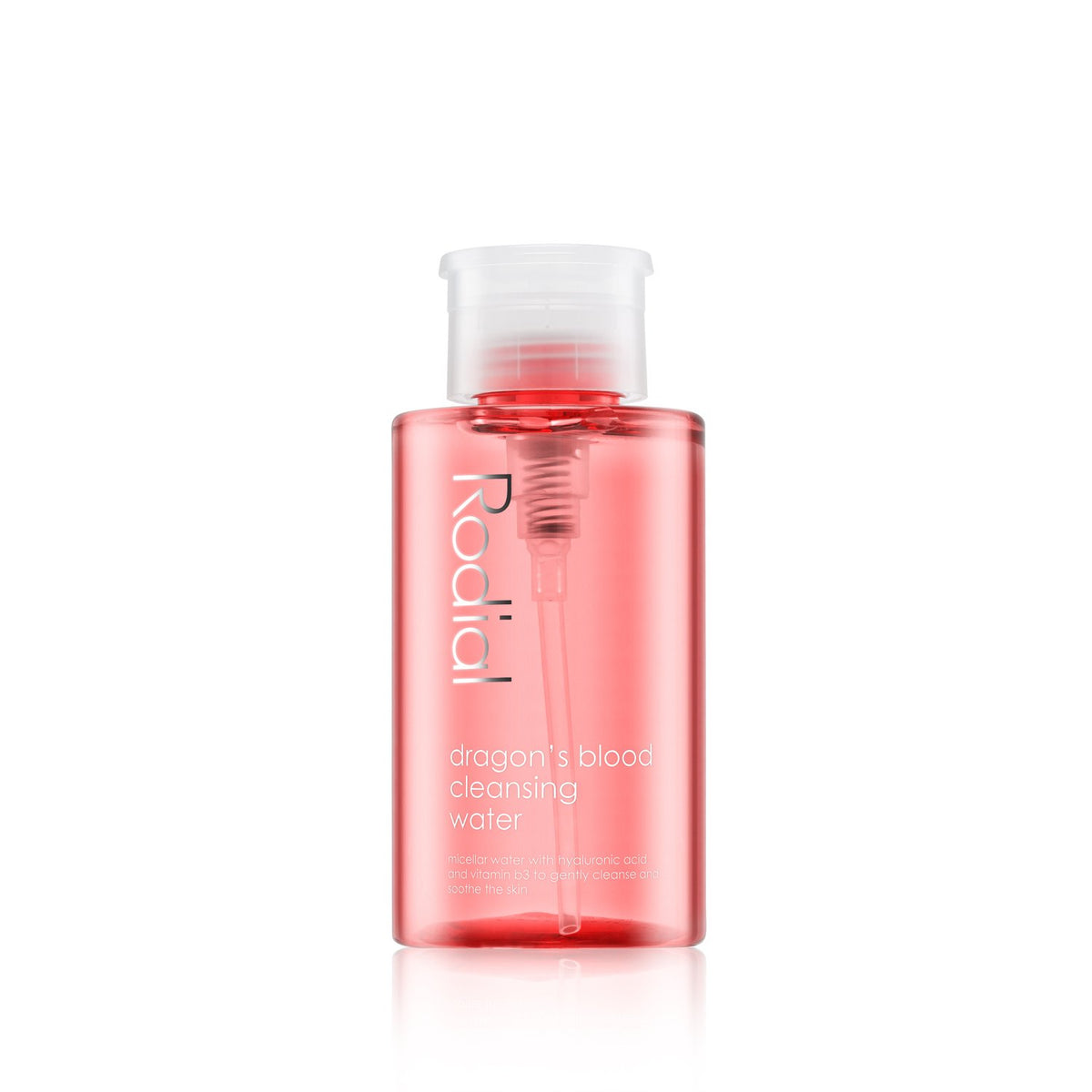 Rodial Dragon's Blood Micellar Cleansing Water, Ultra-Hydrating Formula, Refreshing and Purifying Cleansing Water, Niacinamide for Decongesting Pores, Hyaluronic Acid Cleansing Water