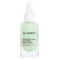 Honest Beauty Daily Green Juice Antioxidant Super Serum | Improves Skin Tone + Texture | Niacinamide + Hyaluronic Acid | Vegan + Cruelty Free | 1 fl oz