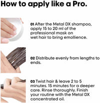 L'Oréal Professionnel Hair Mask for Coloured and Damaged Hair, Long-Lasting Colours & Shine, Series Expert, Metal DX Mask, 250 ml