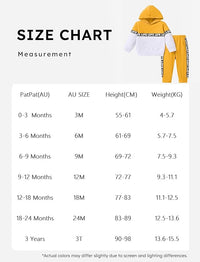 PATPAT Unisex Baby Boy Girl Long Sleeve Hoodie Top and Pants Set Cotton Toddler Fall Winter Outfit Clothes 3 Months-3 Years