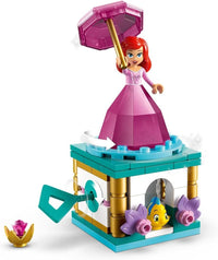 LEGO Disney Twirling Ariel Playset, Princess Toy for 5+ Year Old Girls & Boys,Set for Toddlers 43259