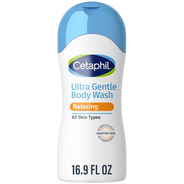 Cetaphil Ultra Gentle Refreshing Body Wash, For Dry to Normal, Sensitive Skin, 16.9oz