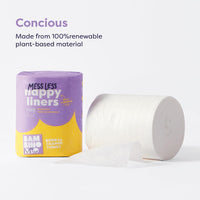 Bambino Mio, Messless Nappy Liners, Biodegradable, 100 Liners, Pack of 2
