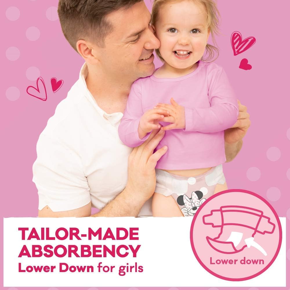 Huggies Ultra Dry Nappies Girls Size 4 (10-15kg) 18 Count