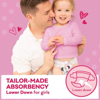 Huggies Ultra Dry Nappies Girls Size 4 (10-15kg) 18 Count