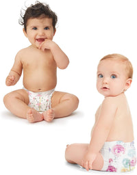 The Honest Company, Club Box, Clean Conscious Diapers, Rose Blossom + Tutu Cute, Size 0 Newborn, 76 Count