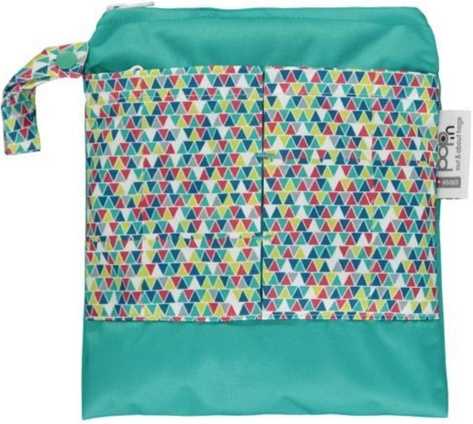 Close Popin Reusable Bamboo Wipes 10 x Washable Baby Wipes 20x15cm Colours Extra Soft Reusable for Baby's Hands Face, Bright