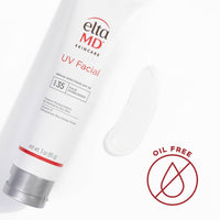 EltaMD UV Facial SPF 30+ Sunscreen Moisturizer Face Lotion, Broad Spectrum Moisturizing Sunscreen with Hyaluronic Acid, Non-Greasy, Mineral-Based Face Sunscreen with Zinc Oxide, 3.0 oz Tube
