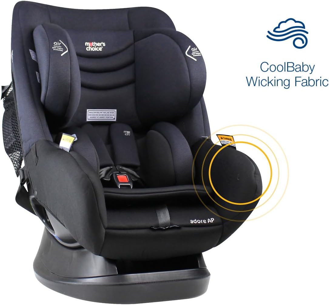 Mother's Choice Convertible Car Seat Adore AP - Black Space