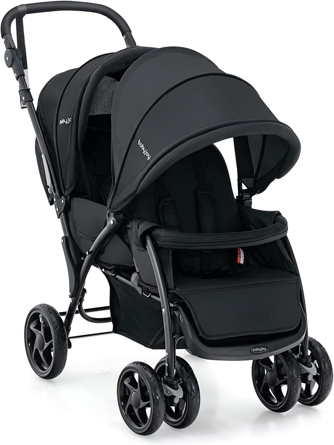 BABY JOY Foldable Tandem Twin Stroller