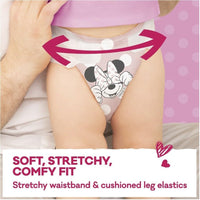 Huggies Ultra Dry Mickey Toddler Girls Disposable Nappy Pants Pad 72-Pieces Pack, Size 4