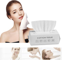 Soft Dry Wipe, 100% Cotton Facial wipes, Disposable Face Towel Lint Free