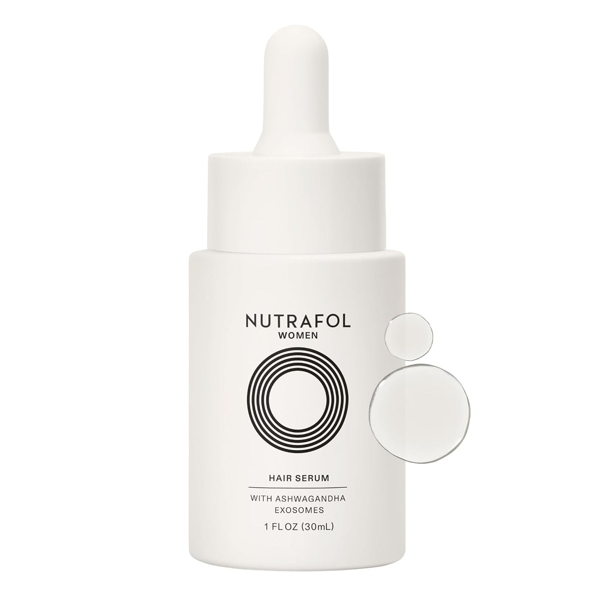 Nutrafol Women's Hair Serum, Supports Visibly Thicker and Stronger Hair