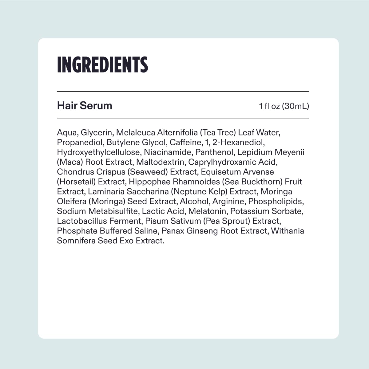 Nutrafol Men's Hair Serum, Clinically Tested to Support Visibly Thicker Hair and Scalp - 30mL
