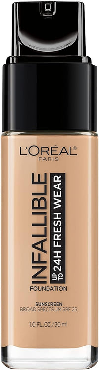 L’Oréal Paris Makeup Infallible Up to 24 Hour Fresh Wear Foundation, Golden Beige, 1 fl; Ounce (Pack of 2)