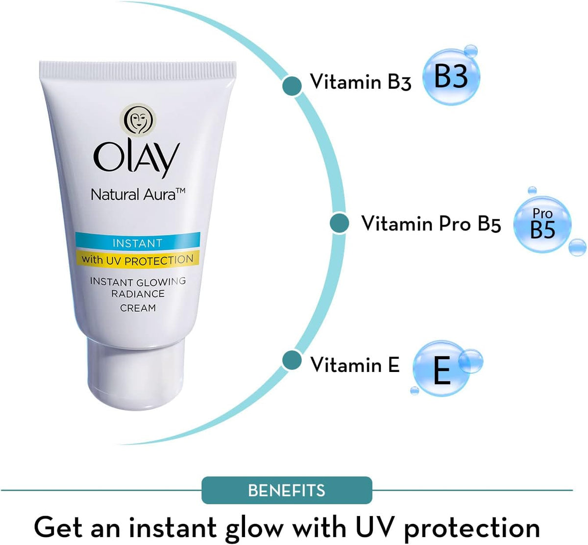 Olay Natural White Light Instant Glowing Fairness, 40gm