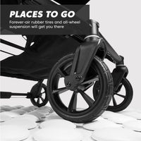 Baby Jogger City Mini GT2 Double Stroller (Jet) - Prams & Strollers, Twins
