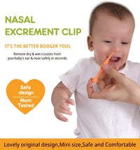 Two Pack 3 in 1 Baby Nose and Ear Gadget, Safe Baby Booger Remover, Nose Cleaning Tweezers, Nose Cleaner for Baby Infants and Toddlers, Dual Earwax and Snot Removal Baby Must Have Items