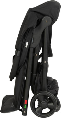 Safe-n-Sound Weekender Stroller, Compact, Lightweight Self Standing Fold with Adjustable Built in Carry Strap, 6kg Basket Capacity, Black (37015)