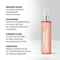 Rodial Dragon's Blood Hyaluronic Drink 3.4 fl.oz - Re-energize and Refresh - Hydrating Makeup Primer, Dewy Setting Spray, Tonic and Serum in One