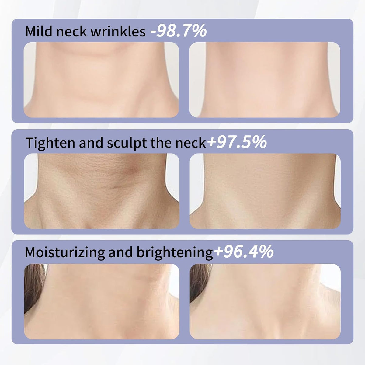 Neck Firming Cream & Retinol Face Cream for Anti Wrinkle, 2 PCS Neck Cream & Retinol Face Cream for Tightening Sagging Skin and Hydrating, Help Reduce Fine Lines & Wrinkles - 3.4 oz