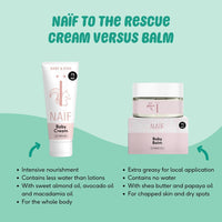 Naïf Nourishing Fragrance-Free Care Cream for Baby and Child, Nourishes Especially Dry and Eczema-Prone Skin, Natural Ingredients, No Microplastics and Mineral Oils, 100% Vegan, 75 ml