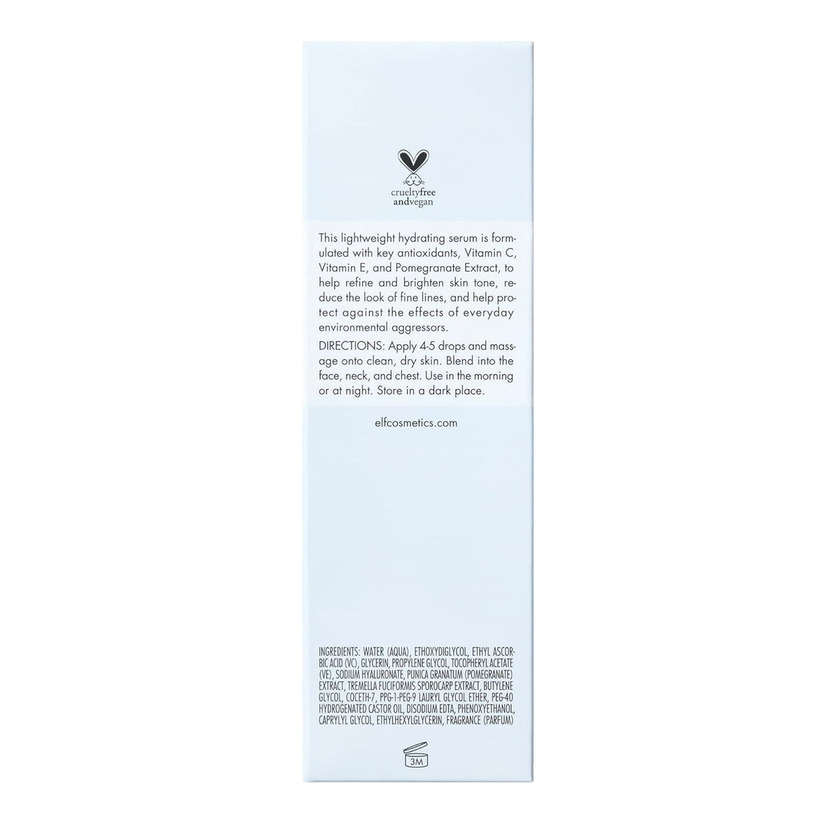 e.l.f. Cosmetics Beauty Shield Vitamin C Pollution Prevention Serum, White, 0.95 Fl Oz (Pack of 1)