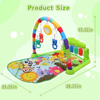 Baby Gym Play Mats,Kick & Play Piano Gym for Infants Baby