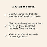Eight Saints Vitamin C Serum For Face, Anti Aging Facial Serum, Hyaluronic Acid, Vitamin E, Organic Aloe Vera and Jojoba Oil, Hydrating & Brightening Serum for Dark Spots, Fine Lines and Wrinkles, 1oz