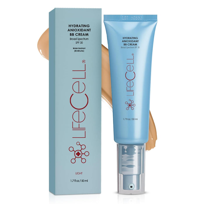LifeCell All-In-One Anti-Aging Illuminating Tinted Moisturizer with SPF 30 | ,(1.7 oz, Sheer)
