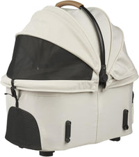 AIRBUGGY WIZ X Pearl White Air Buggy with X wizx Lightweight Compact Pet Cart