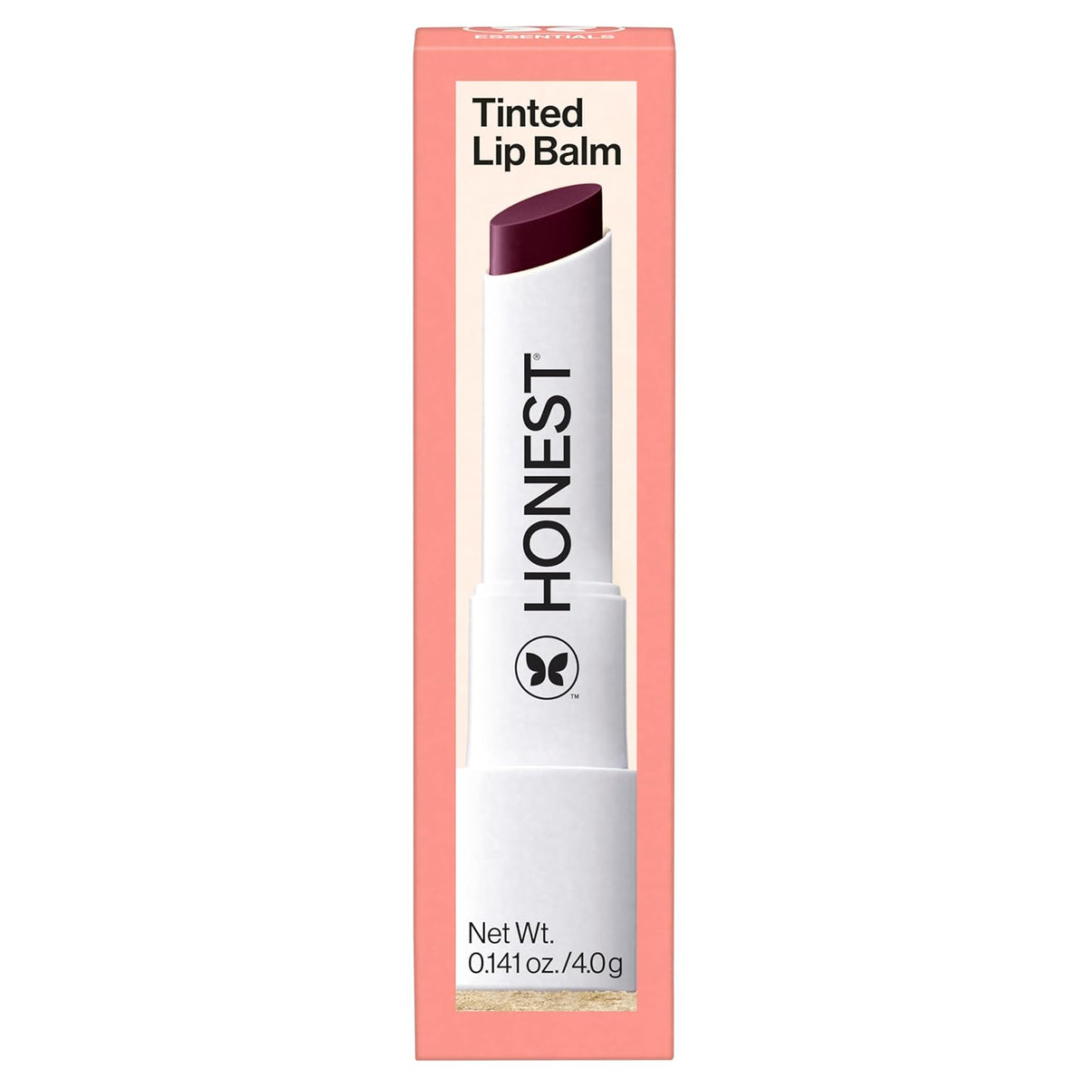 Honest Beauty Moisturizing Vegan Tinted Lip Balm | Antioxidant-rich Acai Extracts + Avocado Oil | Paraben Free + Cruelty Free | Plum Drop