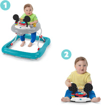Bright Starts Disney Baby Mickey Mouse Original Bestie 2-in-1 Baby Activity Walker -6 Months and up