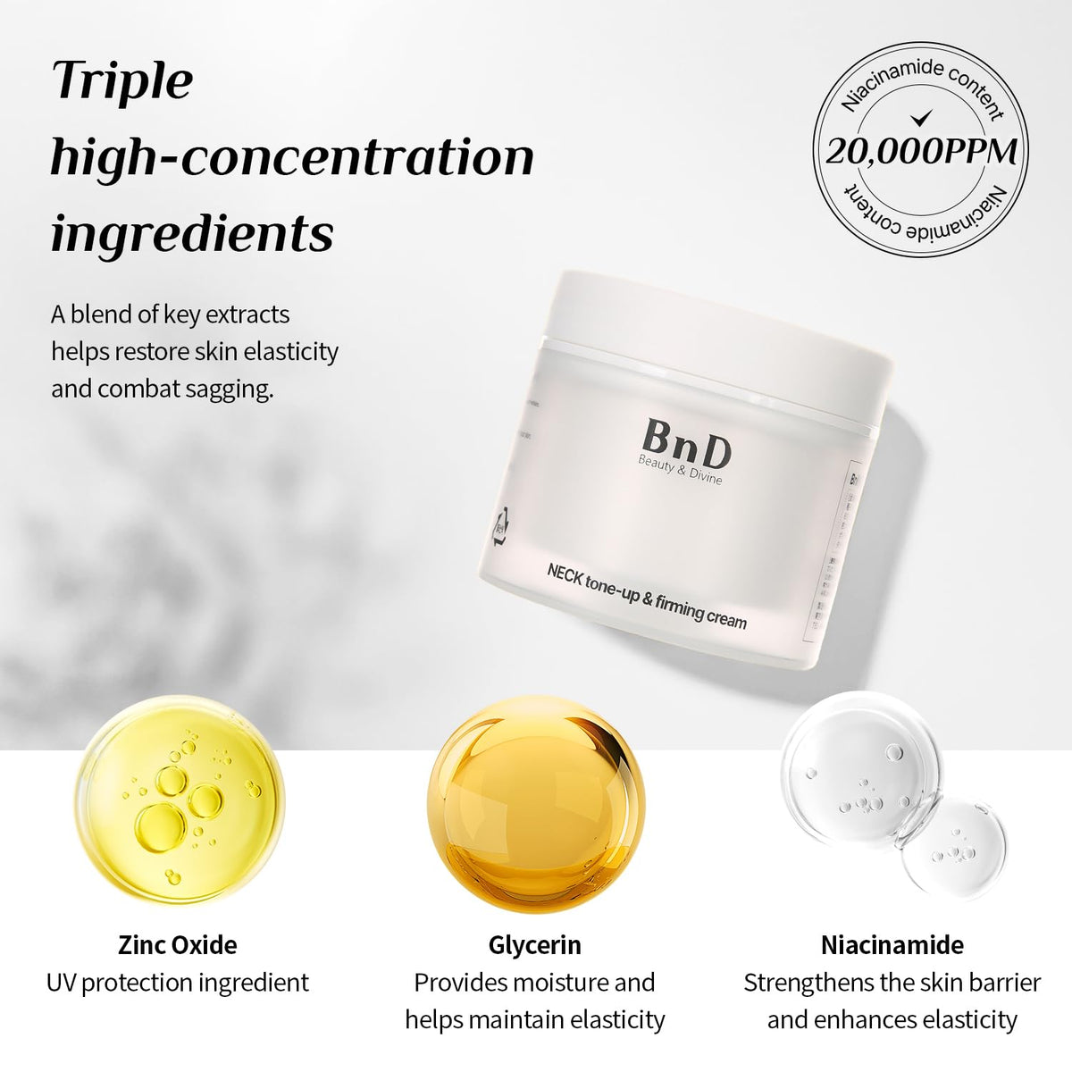 Neck tone-up&firming Cream 1.76oz