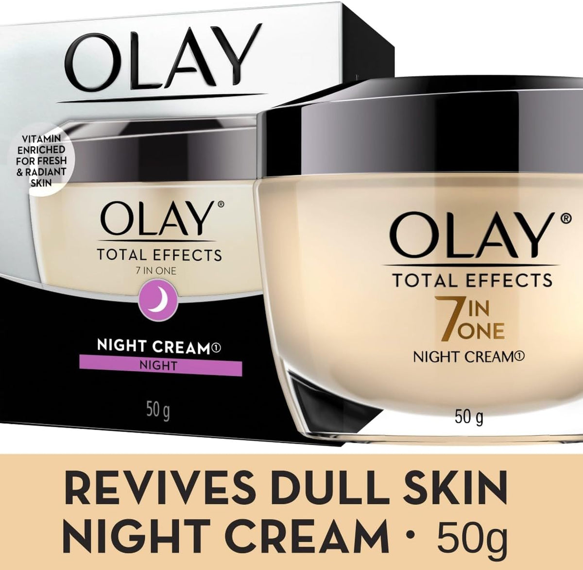 Olay Total Effects Night Face Cream Moisturiser 50G