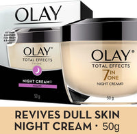 Olay Total Effects Night Face Cream Moisturiser 50G