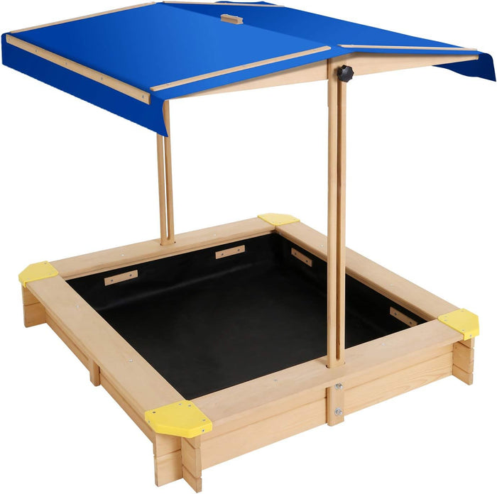 Keezi Kids Sandpit, Wooden Water Table Sand Pit
