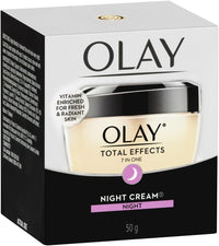 Olay Total Effects Night Face Cream Moisturiser 50G