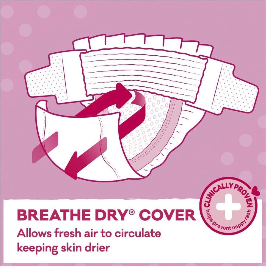 Huggies Ultra Dry Mickey Toddler Girls Disposable Nappy Pants Pad 72-Pieces Pack, Size 4