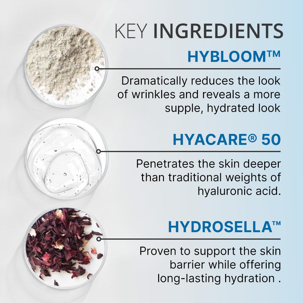 goPure Hyaluronic Acid Dramatically Dewy Serum - Hyaluronic Acid Serum for Face in a Nourishing Formula with Aloe Vera and Hibiscus Extract for Visibly Hydrated, Smoother-Looking Skin - 1 fl oz
