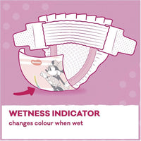 Huggies Ultra Dry Mickey Toddler Girls Disposable Nappy Pants Pad 72-Pieces Pack, Size 4