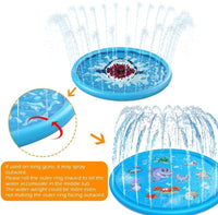 LALAASHHOP Splash Pad for Kids and Dogs (67Inch)