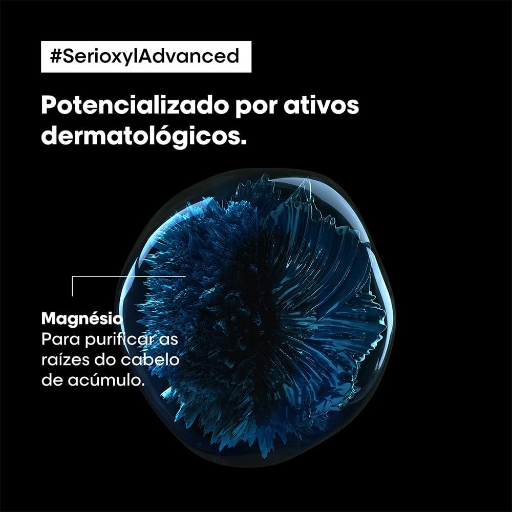 L'Oréal Professionnel | Strengthening Hair Shampoo for Thinning Hair, Serioxyl Advanced Purifier & Bodifier Shampoo, 300 ml