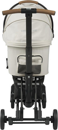 AIRBUGGY WIZ X Pearl White Air Buggy with X wizx Lightweight Compact Pet Cart