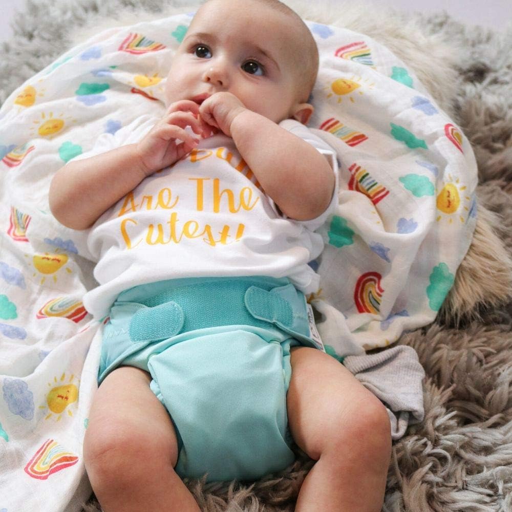 Close Pop-in Reusable Nappy Bundle Pastel Colours 10 Bamboo Eco-Friendly
